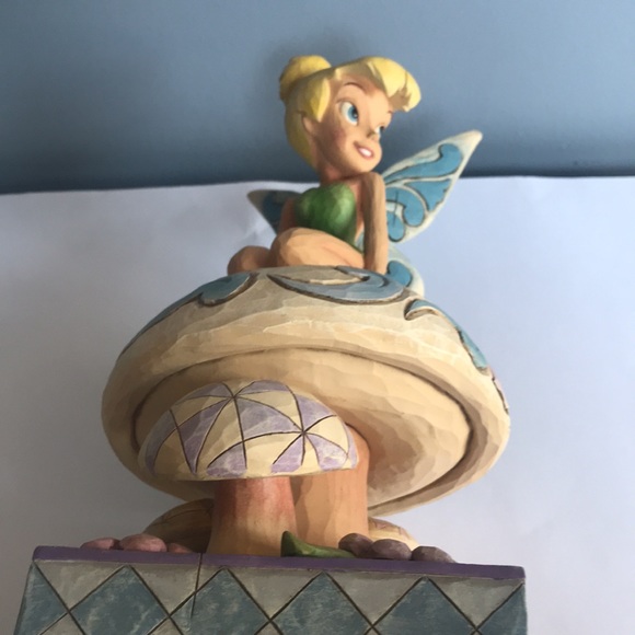 Disney Jim Shore Tinkerbell "A little pixie dust to make your garden grow" - Picture 10 of 10